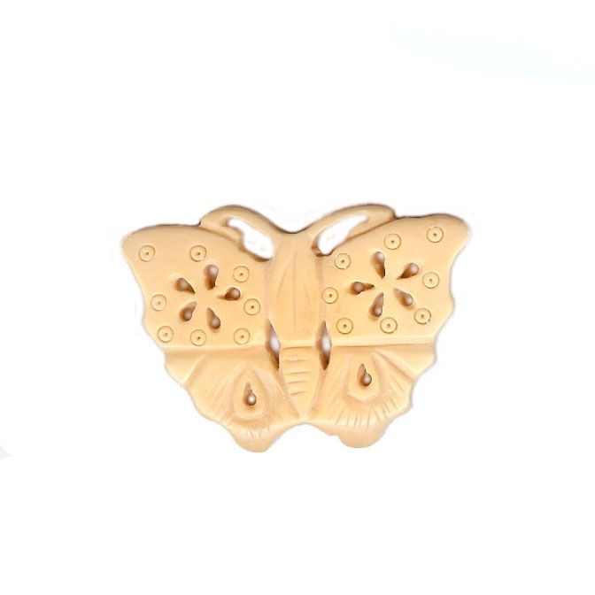 BONE BUTTERFLY 32X45MM IVORY(12PCS)